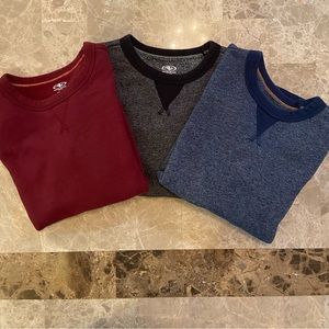 Boys bundle of 3 Athletic sweatshirts szS
